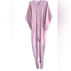 Footed fleece pajamas size M